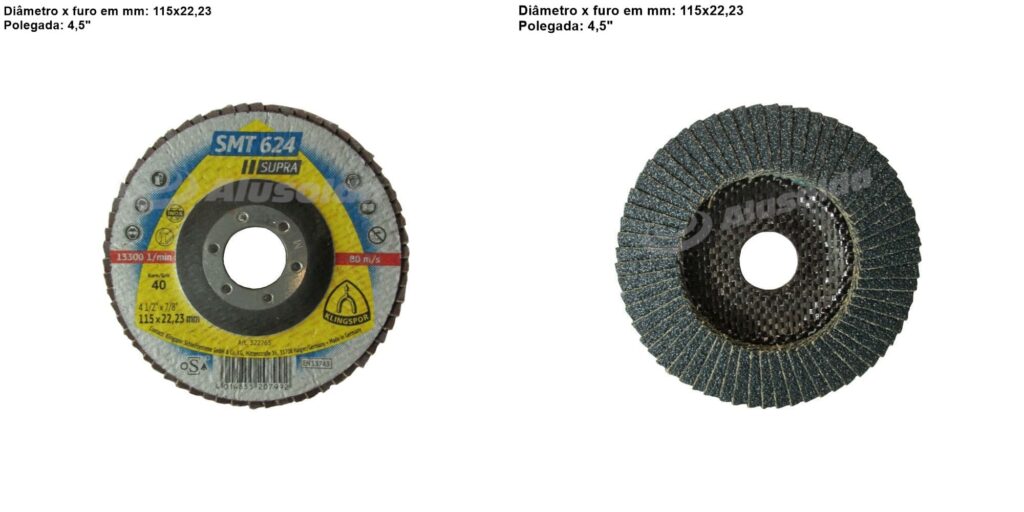 Disque Abrasif Spécial Klingspor SMT 924 SPECIAL | Lot De 10 - Grain 80 - Forme Dôme - 125x22.23mm